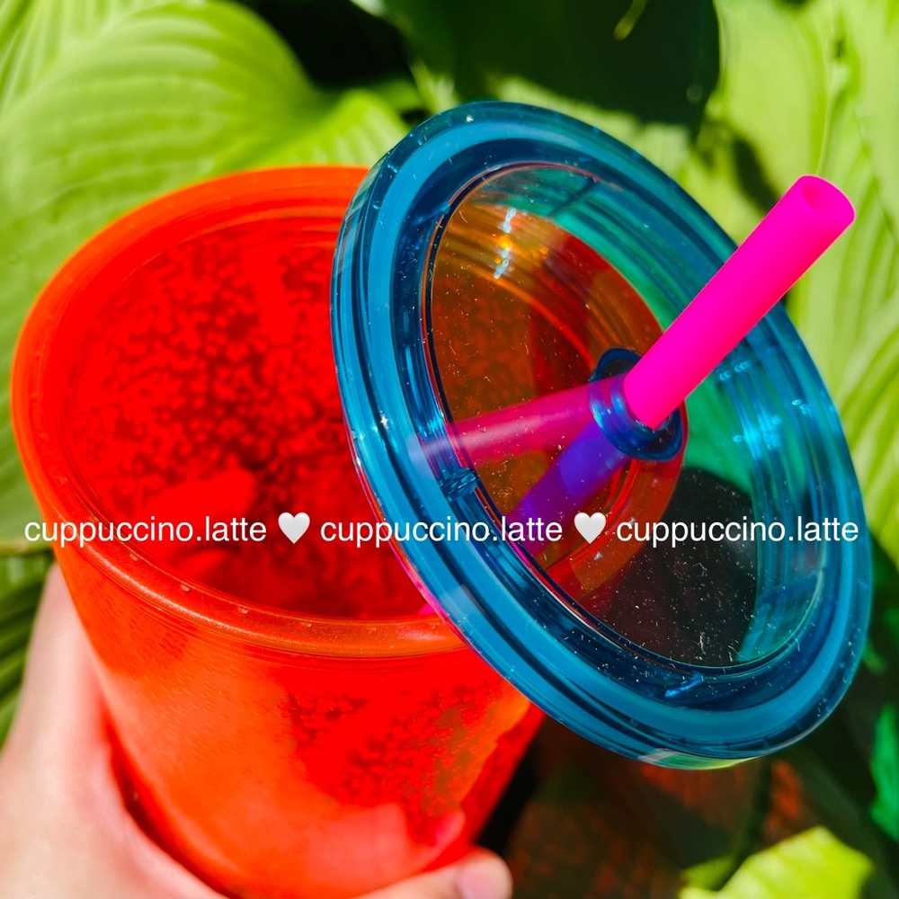 🫧LAST SET🫧Starbucks Summer 2023 Lime & Tangerine Bubbleseed Infused Tumblers - Picture 11 of 12